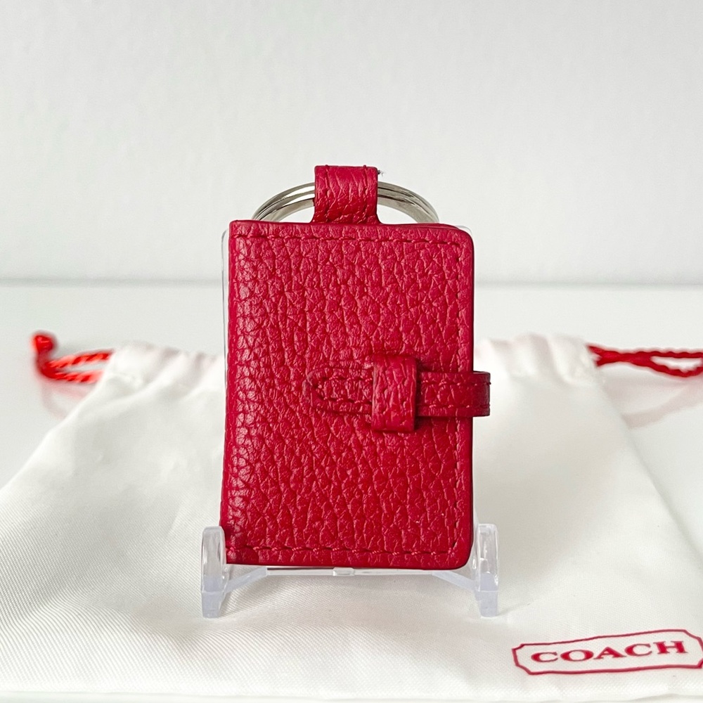 Vintage Coach Mini Photo Book Keychain
